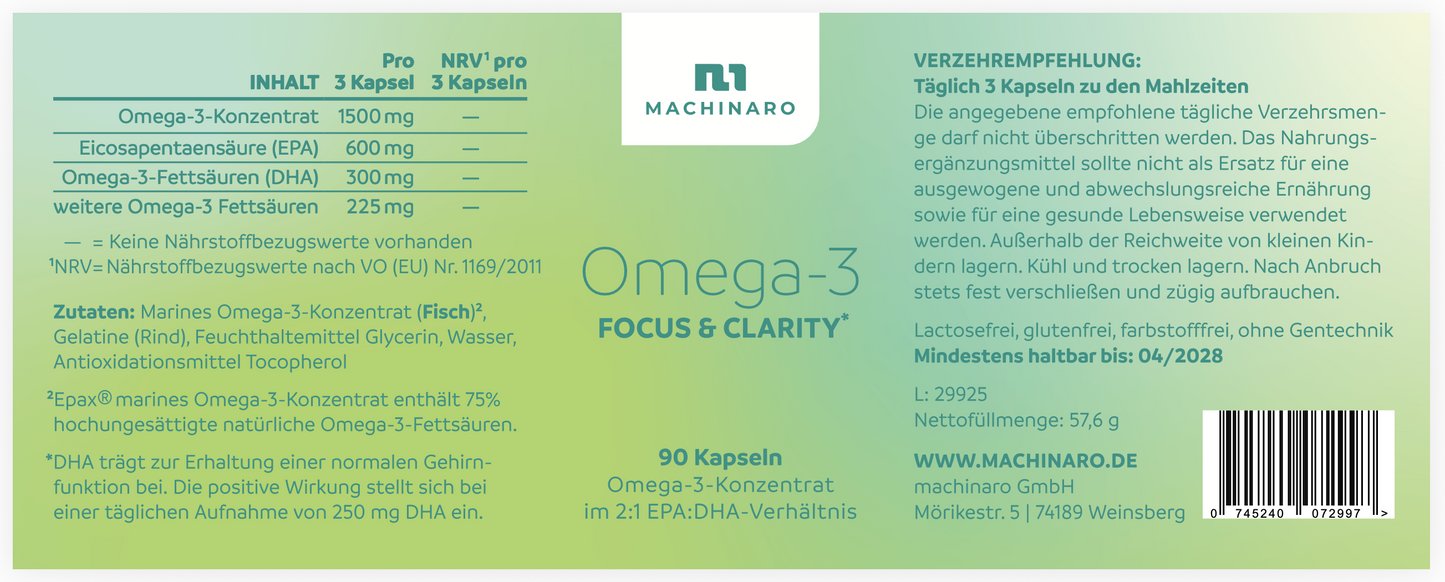 Omega-3 Focus & Clarity