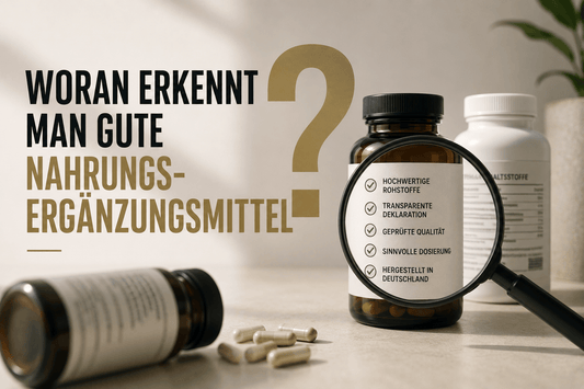 Woran erkennt man gute Nahrungsergänzungsmittel?