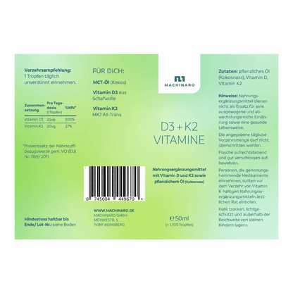 Vitamin D3+K2 Tropfen